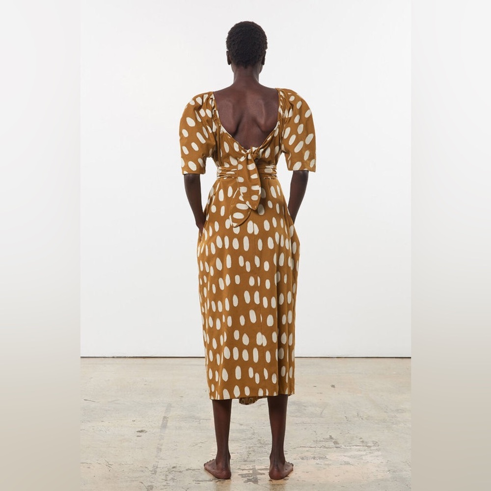 Mara Hoffman Aliz Fil Coupe Dress, green, size XS - Picture 8 of 8